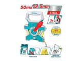 50m Thước cuộn thép hệ mét và inch (bảng rộng 12.5mm) Total TMT08506 