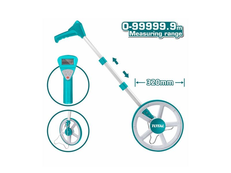  Bánh xe thước đo có kỹ thuật số total TMT19923 