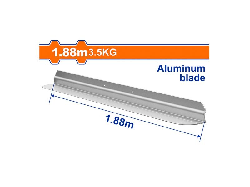  Thước Nhôm Máy Đầm Thước 1.88m-3.5kg WADFOW WSFP1A188 