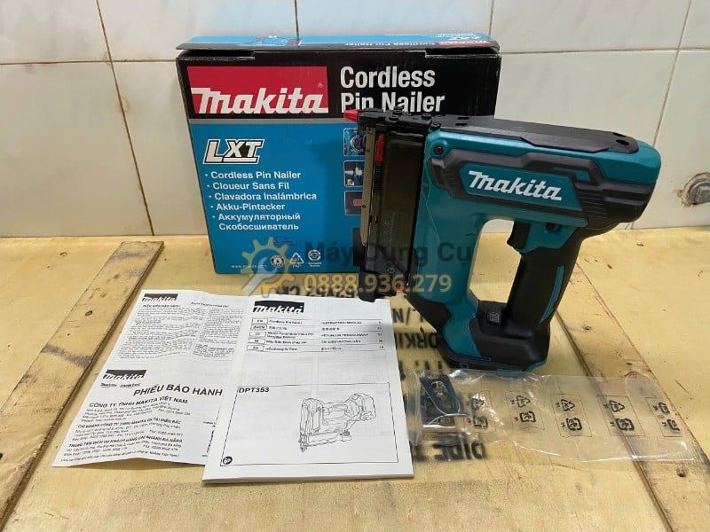  MÁY BẮN ĐINH DÙNG PIN 18V MAKITA DPT353 - GIẢI PHÁP BẮN ĐINH GỌN CHO NỘI THẤT 