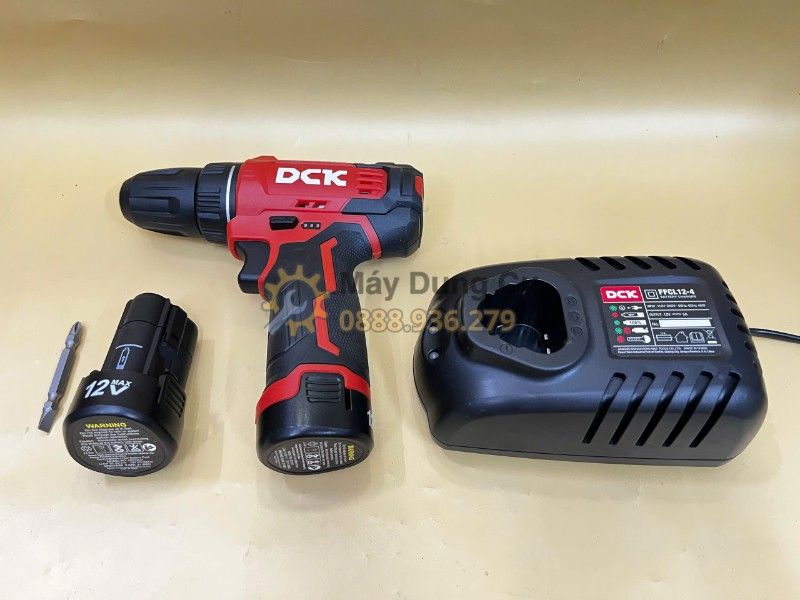  Máy Khoan Vặn Vít Pin 12V DCK KDJZ23-10 TYPE EK 
