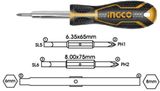  Tuốc nơ vít 6 đầu INGCO AKISD0608 