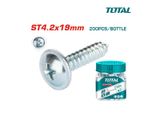  Bộ 200 vít tự khoá ST4.2x19mm TOTAL WJPS4201921 
