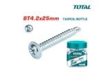  Bộ 150 vít tự khoan ST4.2x25mm TOTAL WJSS4202511 