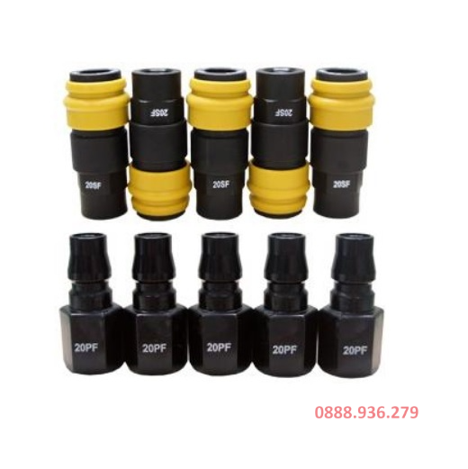  Đầu nối hơi (bằng nhựa) CYT CY-20SF-PF (vỉ 5 bộ) 