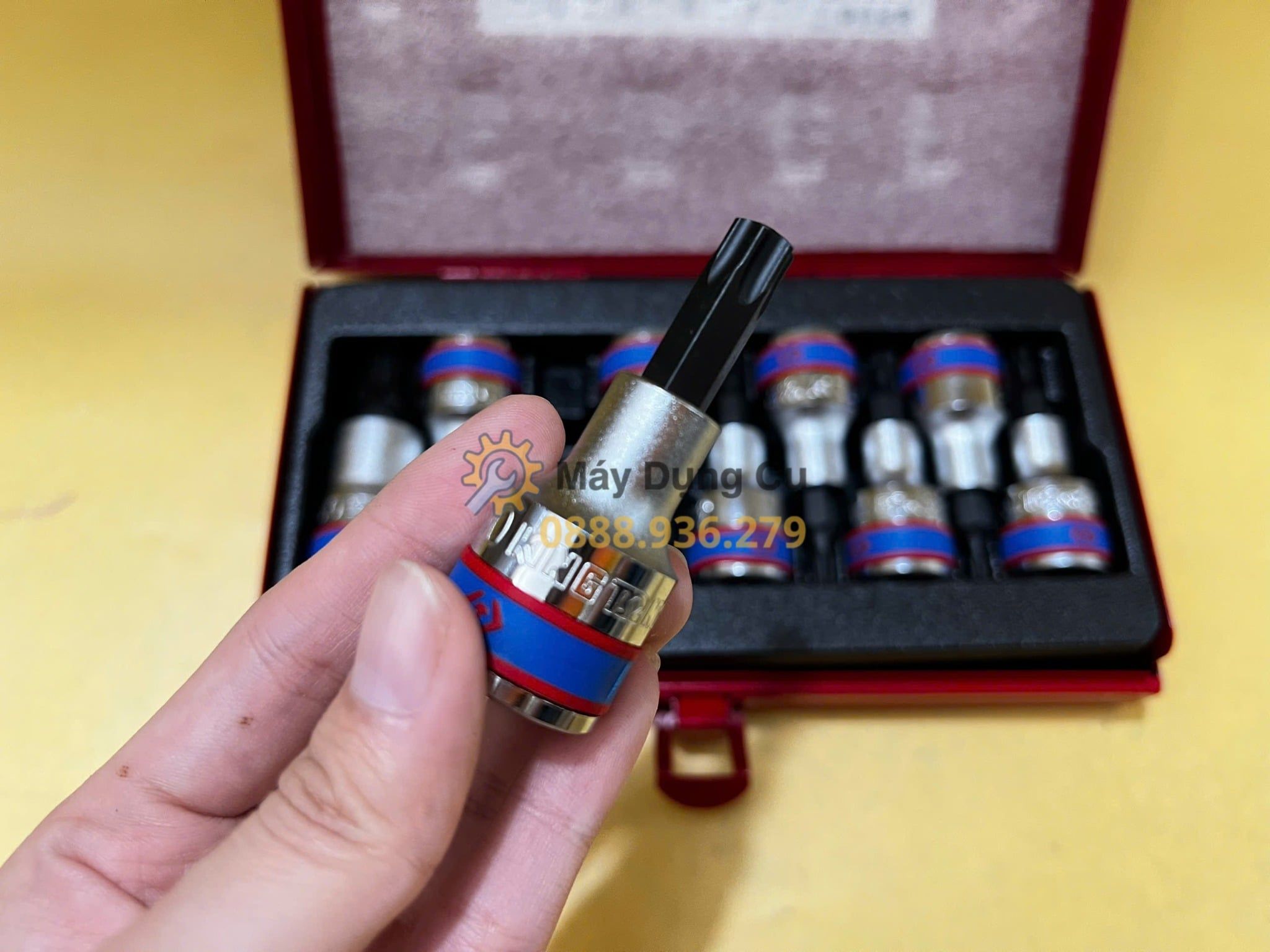  1/2'' Bộ Tuýp Lục Giác 9 Chi Tiết Kingtony 4109PR 
