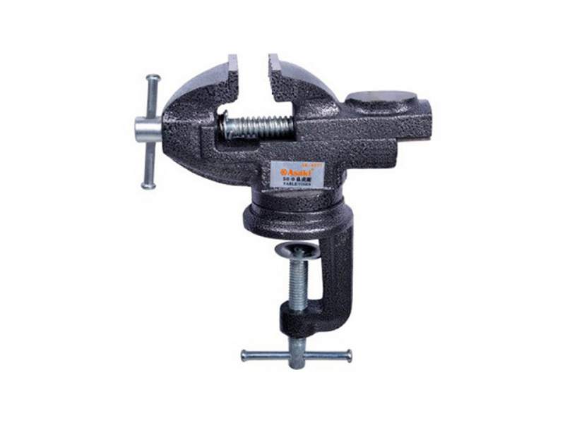  Ê Tô Kẹp Bàn Có Mâm Xoay Asaki AK-6276 