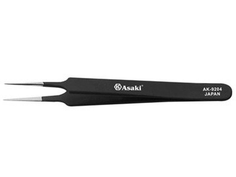  Nhíp Gắp Linh Kiện Tĩnh Điện Mũi Nhọn Asaki AK-9204 