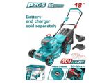  Máy cắt cỏ đẩy tay dùng pin 40V Total TLMLI20185 (Chưa Pin & Sạc) 