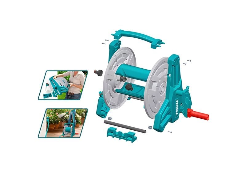  Dụng cụ cuộn ống nước nhựa (tối đa 40m) Total THHR40121 