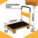  Xe đẩy hàng 4 bánh gấp gọn (150kg) INGCO HPHT11502 