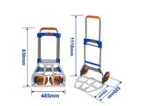  Xe đẩy hàng 2 bánh gấp gọn 100kg Wadfow WWB9A10 