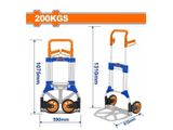  Xe đẩy hàng bằng tay có thể gập lại 200kg Wadfow WWB9A20 