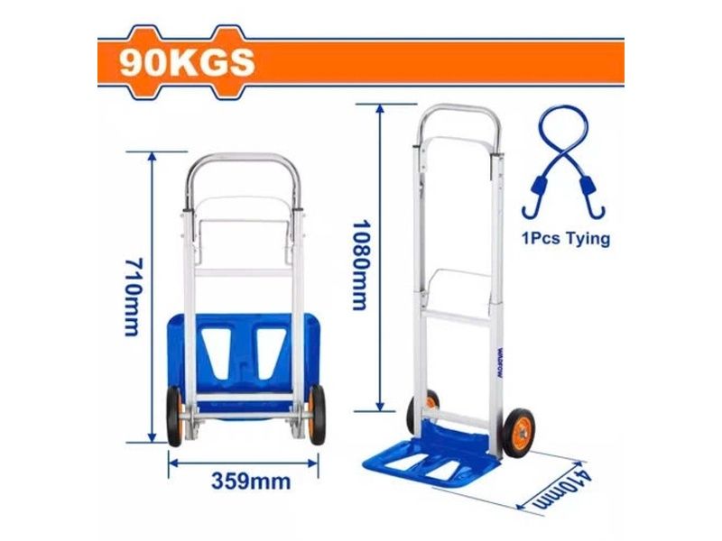  Xe đẩy tay có thể gập lại 90kg WADFOW WWB9A09 