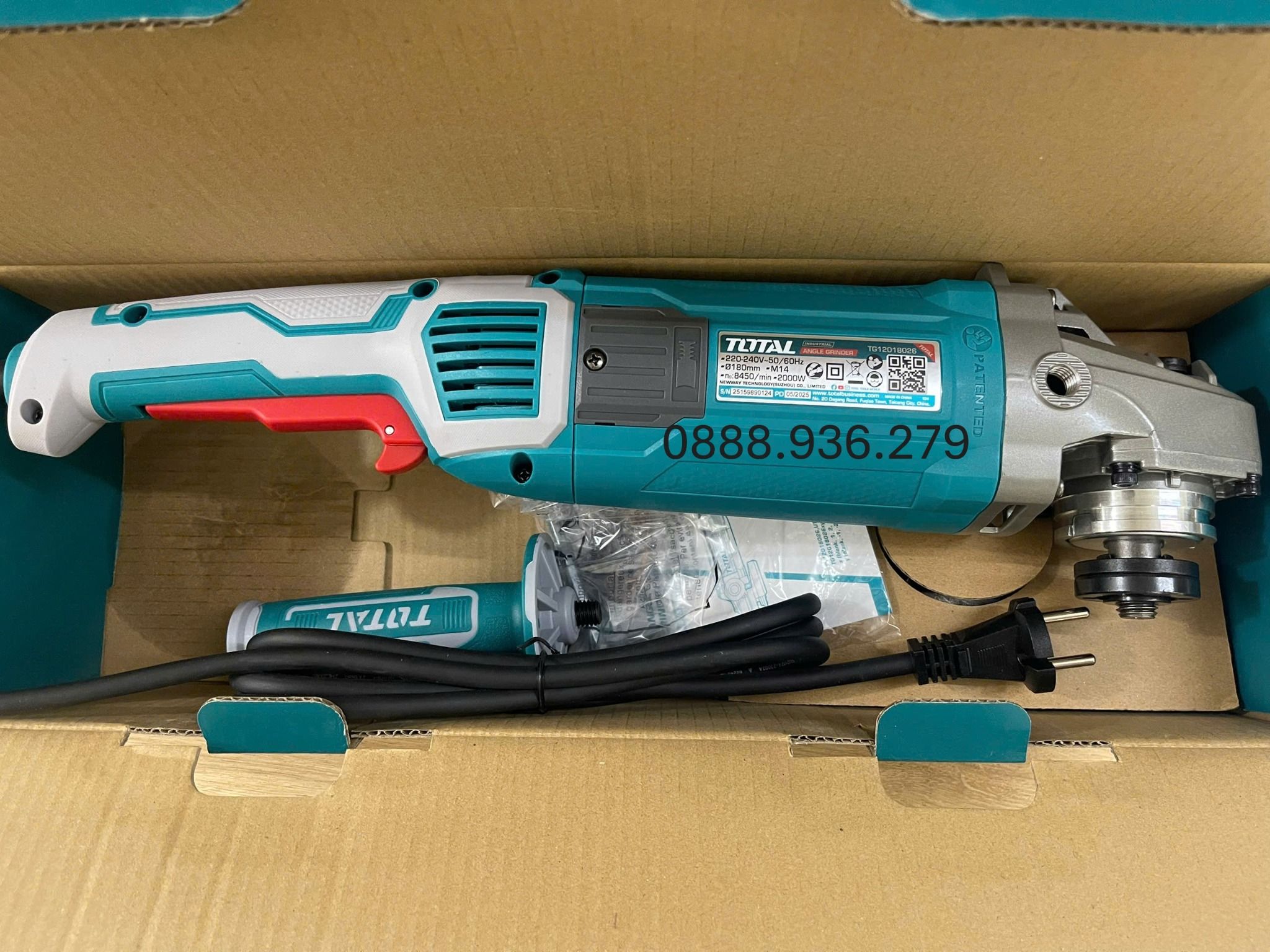  Máy mài góc 2000W Total TG12018026 (180mm) 