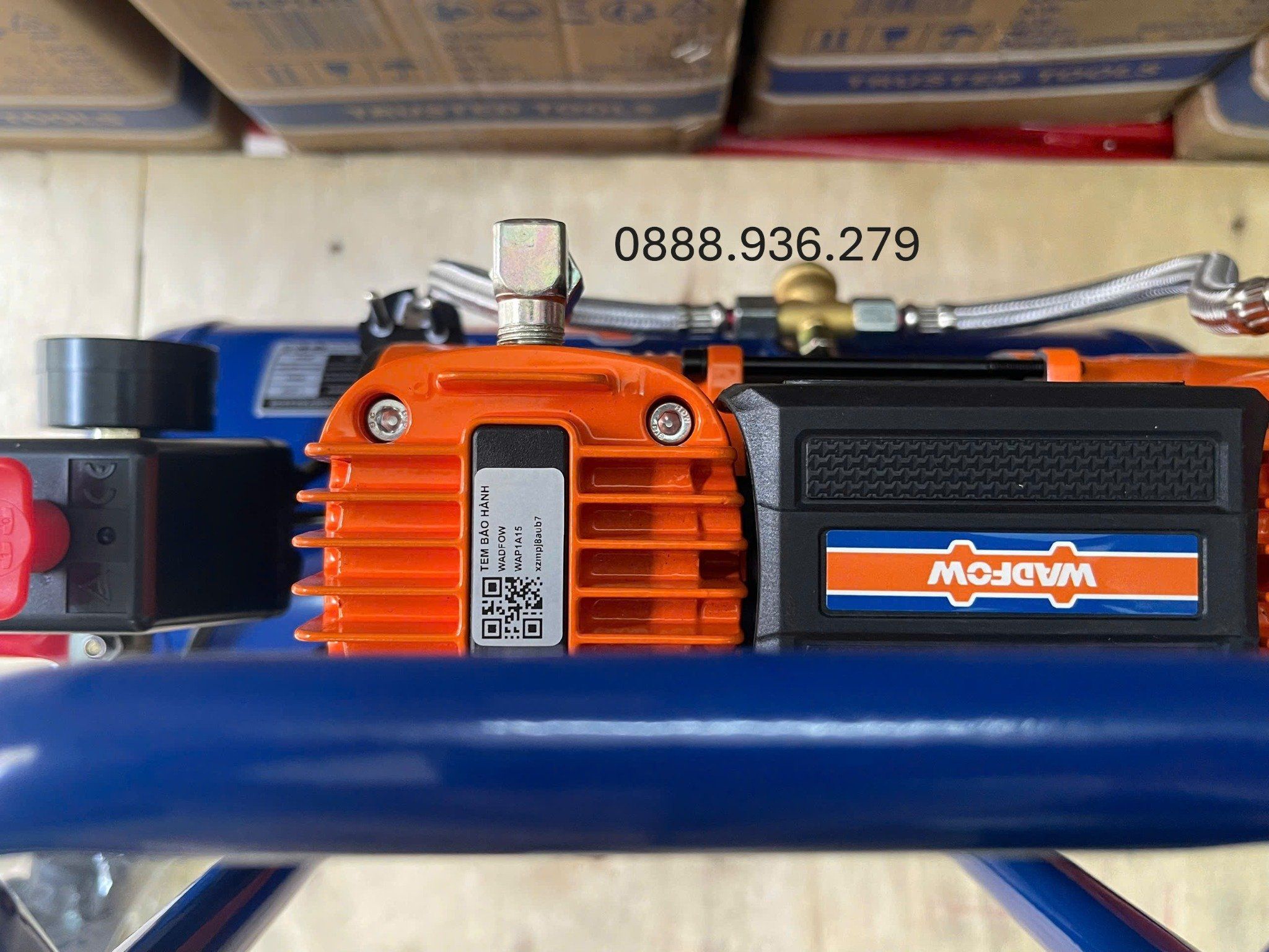  Máy nén khí (không dầu) 1100W-15L Wadfow WAP1A15 