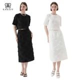  Bộ Váy Nữ Mùa Hè Jacquard Tua Rua Karaff 