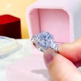  Nhẫn Nam Karaff Mosanite 3 Carat Nước D – Trang Sức Bạc 925 Mạ Rodium 
