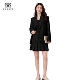  Bộ Vest Nữ Công Sở Kèm Váy Xếp Ly Karaff 