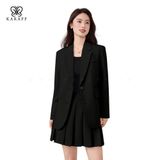  Bộ Vest Nữ Công Sở Kèm Váy Xếp Ly Karaff 
