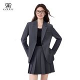  Bộ Vest Nữ Công Sở Kèm Váy Xếp Ly Karaff 