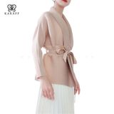  Áo Khoác Dệt Kim Cardigan Nữ Xếp Ly Kiểu Hàn Quốc 