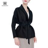  Áo Khoác Dệt Kim Cardigan Nữ Xếp Ly Kiểu Hàn Quốc 
