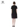  Đầm Nữ Karaff Ngắn Tay Cổ Tròn 