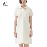  Váy Nữ Liền Cổ Polo Phong Cách Pháp Karaff 