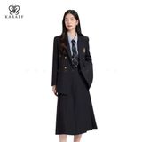  Áo Khoác Vest Đen Nữ Karaff 