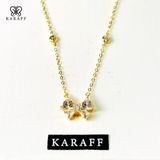  Dây Chuyền Nữ Karaff Lina Ray - Trang Sức Bạc 925 Mạ Vàng 24K 