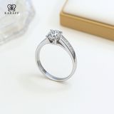  Nhẫn Nam Moissanite 1 Carat nước D - Trang Sức Bạc 925 Mạ Rhodium 