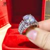 Nhẫn Nam Moissanite 5 Carat nước D - Trang Sức Bạc 925 Mạ Rhodium