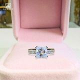  Nhẫn Nam Moissanite 3 Carat Nước D - Trang Sức Bạc 925 Mạ Rhodium 