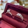 Nhẫn Nam Moissanite 1 Carat nước D - Trang Sức Bạc 925 Mạ Rhodium