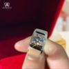 Nhẫn Nam Moissanite 1 Carat nước D VVS - Trang Sức Bạc 925 Mạ Rhodium