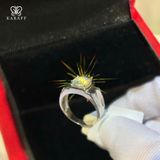  Nhẫn Nam Moissanite - Trang Sức Bạc 925 Mạ Rhodium 