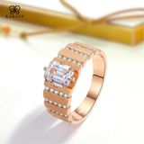  Nhẫn Nam Moissanite - Trang Sức Bạc 925 Mạ Rhodium 