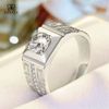 Nhẫn Nam Moissanite 1 Carat nước D - Trang Sức Bạc 925 Mạ Rhodium