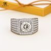  Nhẫn Nam Moissanite - Trang Sức Bạc 925 Mạ Rhodium 
