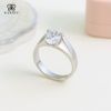  Nhẫn Nam Moissanite 2 Carat Nước D - Trang Sức Bạc 925 Mạ Rhodium 