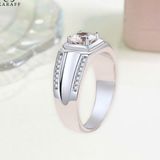  Nhẫn Nam Moissanite - Trang Sức Bạc 925 Mạ Rhodium 