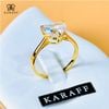 Nhẫn Karaff Amor Flare - Trang Sức Bạc 925 Mạ Vàng 18K
