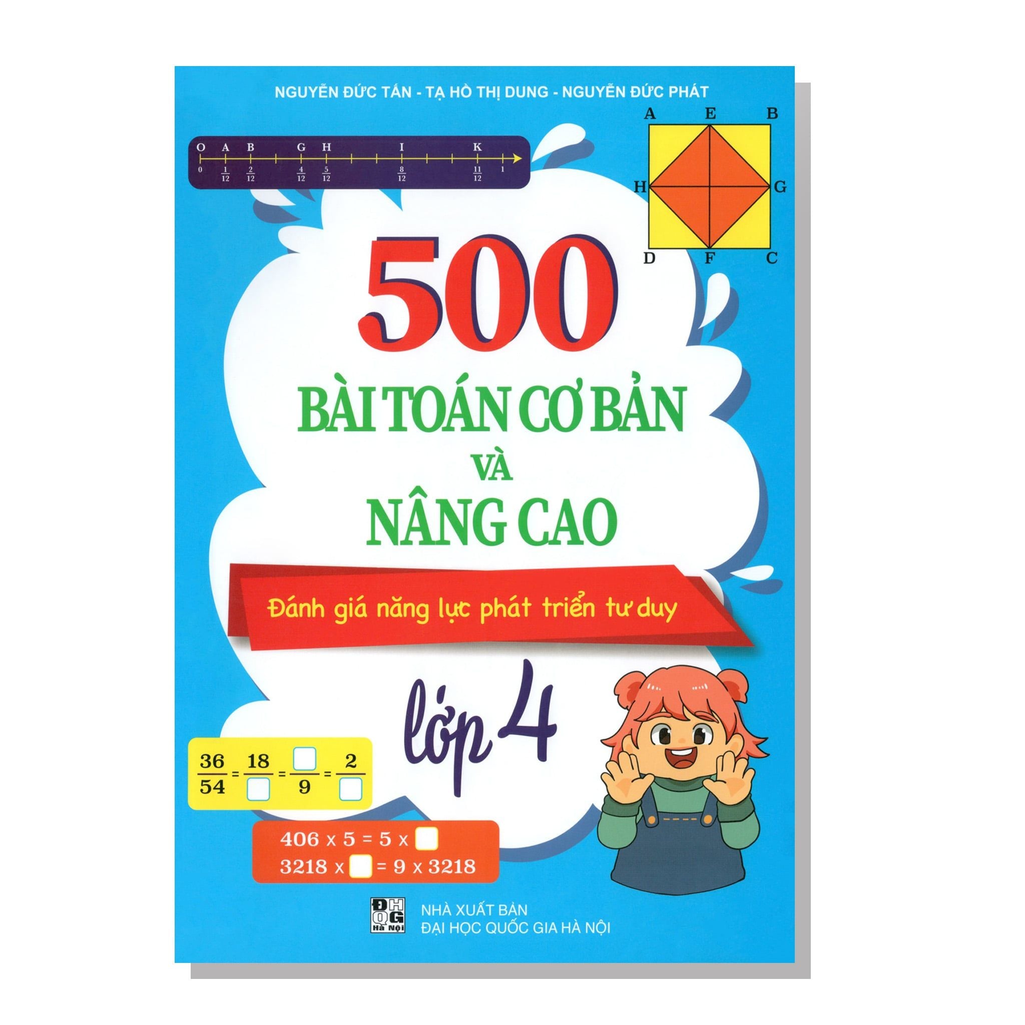 500 Bài TOÁN cơ bản và nâng cao Đánh giá năng lực phát triển tư duy