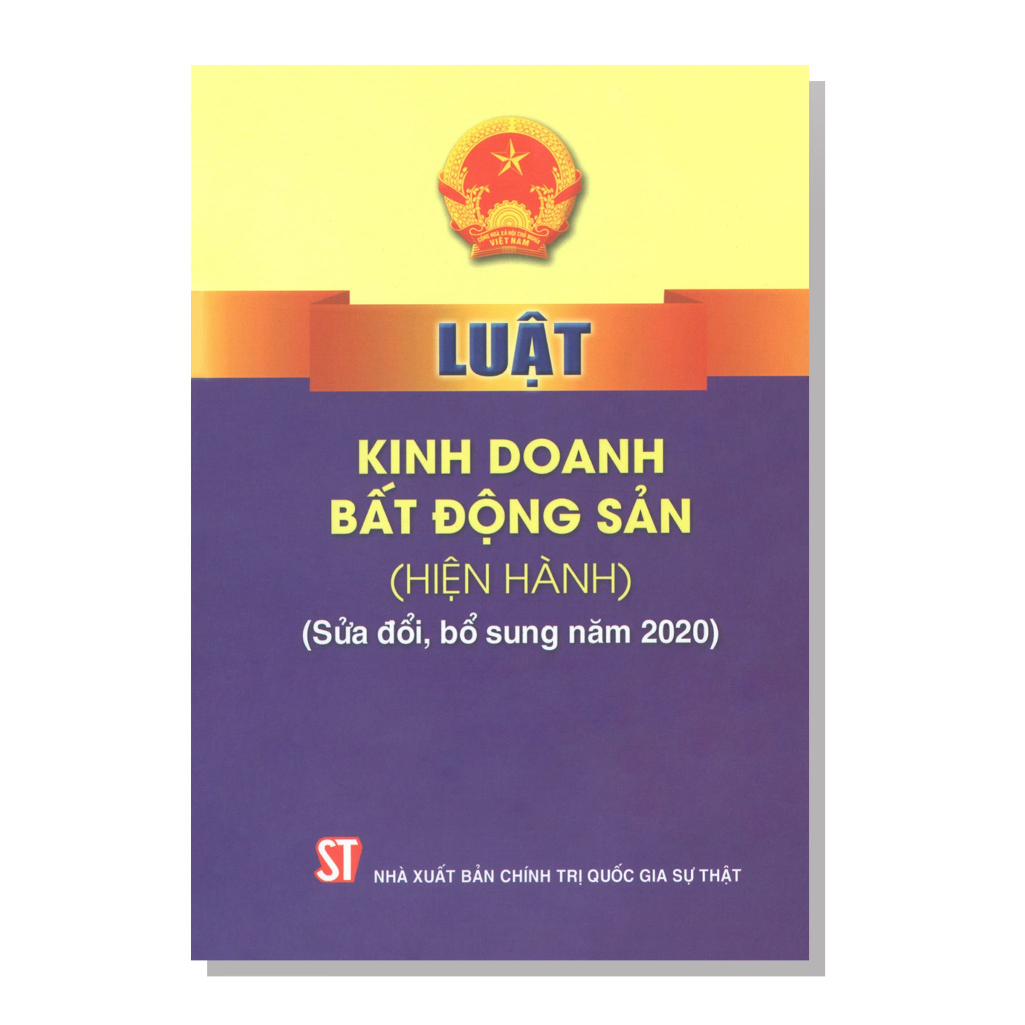 LUẬT KINH DOANH BẤT ĐỘNG SẢN (Hiện hành) (Sửa đổi, bổ sung năm 2020)