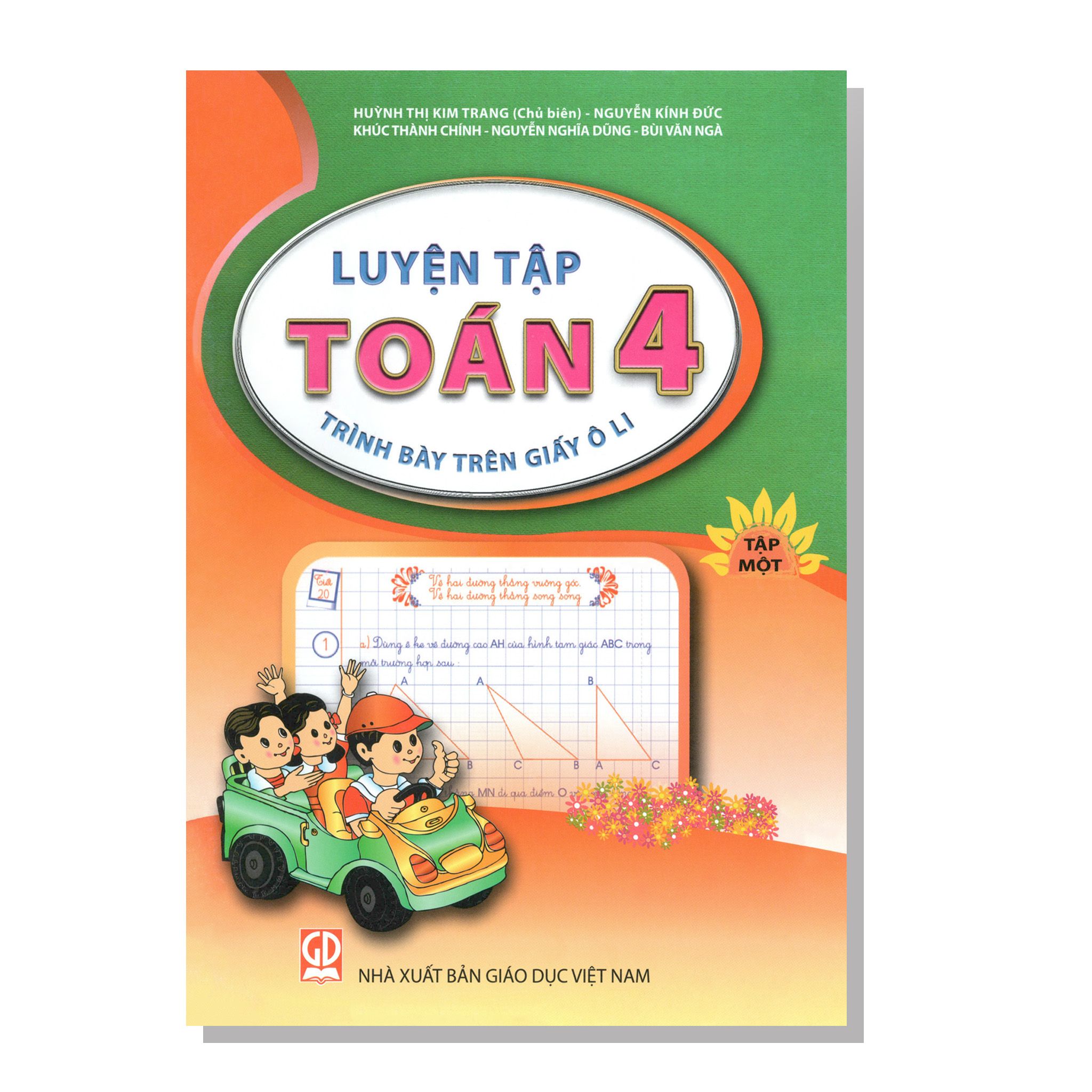 Luyện tập TOÁN 4 Trình bày trên giấy ô li