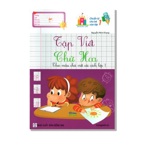 Tập Viết Chữ Hoa (Theo mẫu chữ viết cải cách lớp 1)