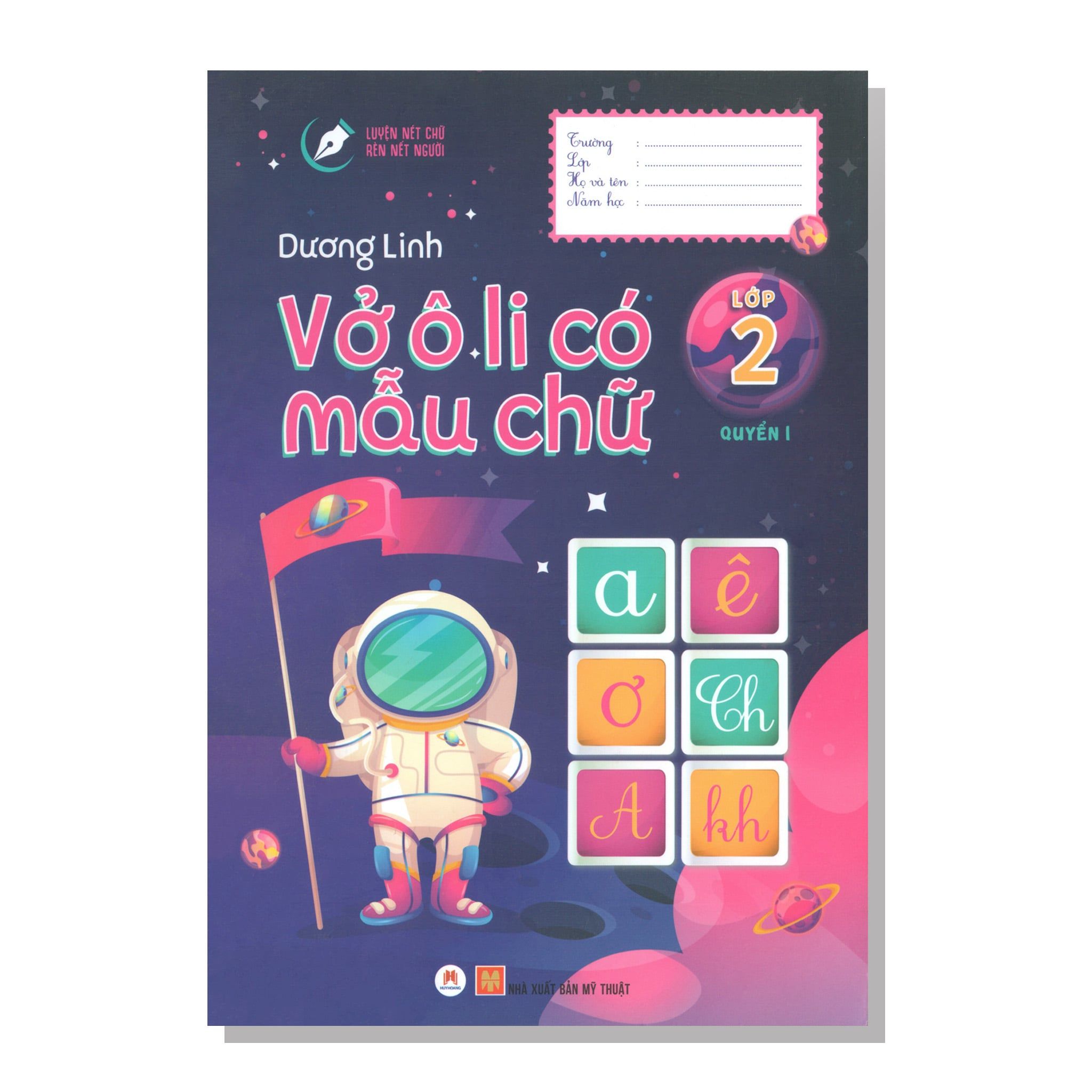 Vở ô li có mẫu chữ lớp 2 quyển 1
