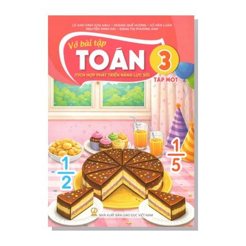 Vở bài tập TOÁN lớp 3 tập một (Tích hợp phát triển năng lực số)