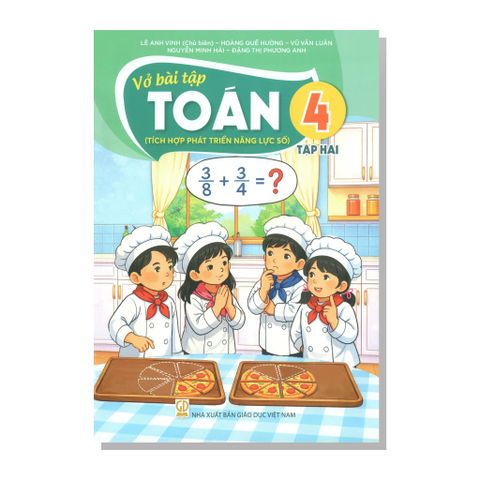 Vở bài tập TOÁN lớp 4 tập hai (Tích hợp phát triển năng lực số)